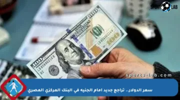 سعر الدولار.. تراجع جديد أمام الجنيه في البنك المركزي المصري